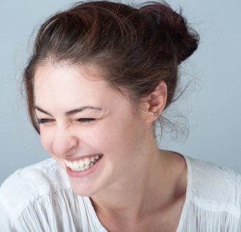 Young woman laughing