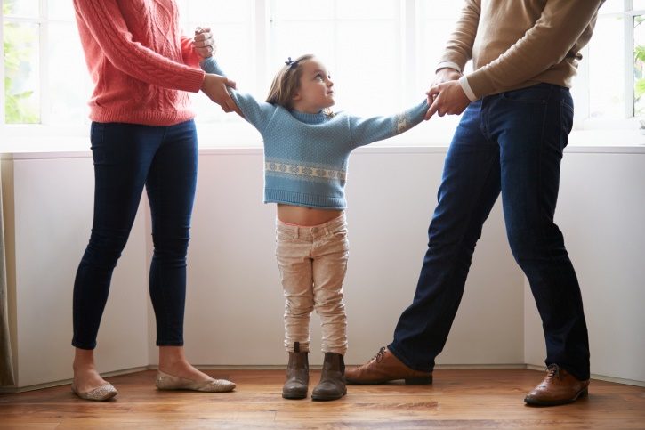 child caught in the middle