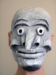 man wearing mask
