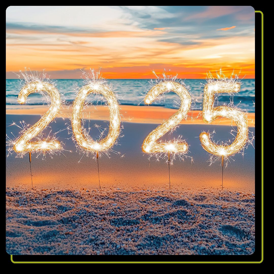 Sparklers 2025 on the beach