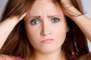 Close up of a girls face