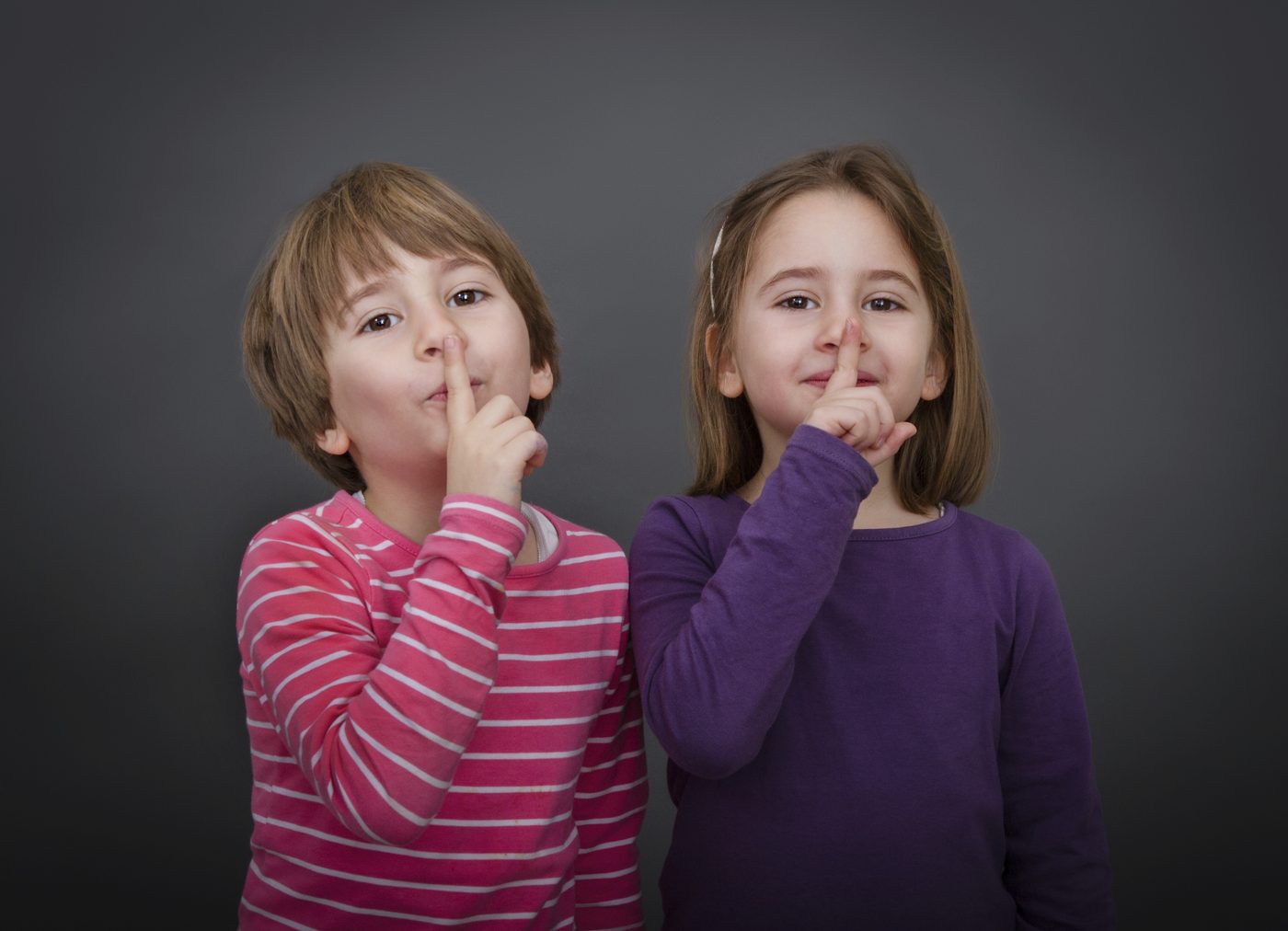 Children shushing