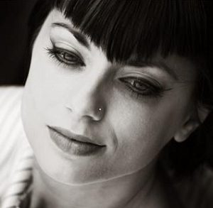 Close up of thoughtful woman
