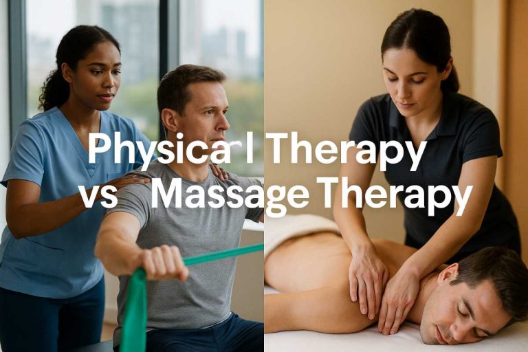 Physical Therapy vs Massage Therapy
