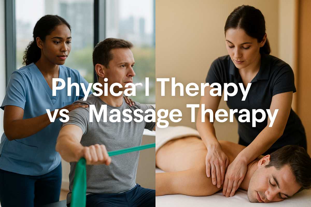 Physical Therapy vs Massage Therapy