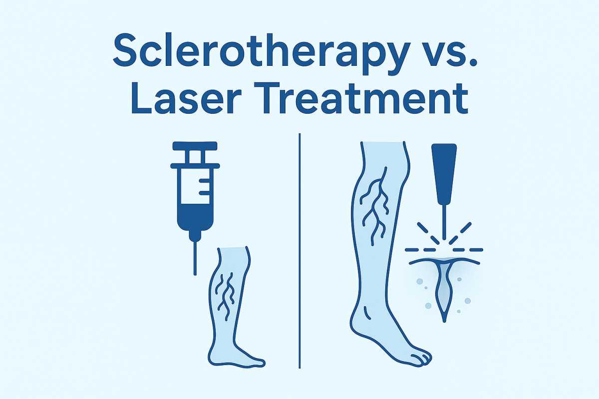 Sclerotherapy vs. Laser Treatment